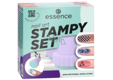 Essence Nail Art Stampy Set 01 sada s razítkem na nehty