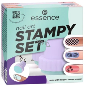 Essence Nail Art Stampy Set 01 sada s razítkem na nehty