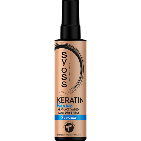 Syoss sprej pro tepelnou ochranu vlasů Keratin Volume 200ml