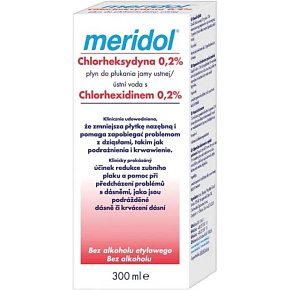 Meridol chlorhexidine ústní voda 300 ml Meridol chlorhexidine ústní voda 300 ml