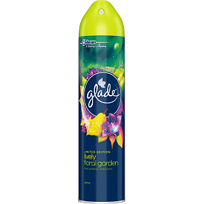 Glade Lively Floral Garden osvěžovač vzduchu, vůně sladké hrušky a hyacintu, 300 ml 1914 Glade Lively Floral Garden osvěžovač vzduchu, vůně sladké hrušky a hyacintu, 300 ml 1914