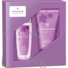 David Beckham Signature for Her parfémovaný deodorant sklo pro ženy 75 ml + sprchový gel 150 ml, kosmetická sada