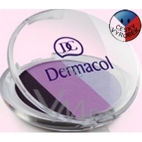 Dermacol Trio Summer oční stíny 01 fialové 3,6 g