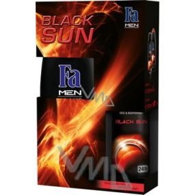 Fa Men Black Sun sprchový gel 250 ml + tělové mléko 150 ml, kosmetická sada