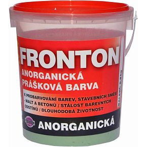 Fronton prášková barva do stavebních směsí malt a betonů, 0551 zelená, 800 g