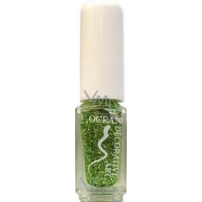 Ocean Decorative Art zdobící lak na nehty odstín 07 zelený třpyt 5 ml