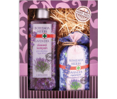 Bohemia Gifts Lavender šampon na vlasy 250 ml + sůl do koupele v plátěném sáčku 200 g, kosmetická sada