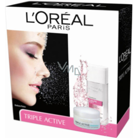 Loreal Paris Triple Active denní hydratační krém 50 ml + 3v1 micelární voda 200 ml, kosmetická sada