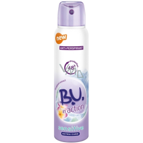 B.U. In Action Sensitive antiperspirant deodorant sprej pro ženy 150 ml