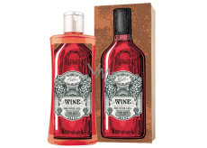 Bohemia Gifts Book of Wine vinný sprchový gel v krabičce 250 ml