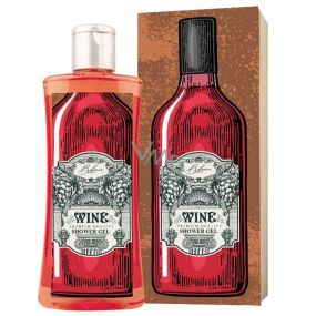 Bohemia Gifts Book of Wine vinný sprchový gel v krabičce 250 ml