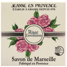 Jeanne en Provence Rose Envoutante - Podmanivá růže tuhé toaletní mýdlo 100 g