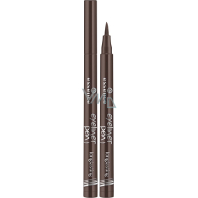 Essence Eyeliner Pen Longlasting pero na oční linky dlouhotrvající 03 Brown 1,6 g