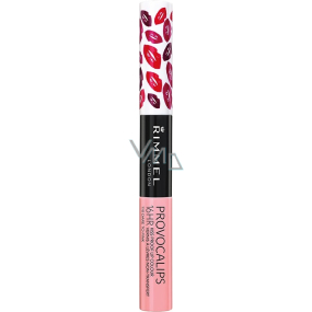 Rimmel London Provocalips 16HR Kiss Proof Lip Colour lesk na rty 110 Dare to Pink 4 ml a 3 ml