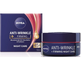 Nivea Anti-Wrinkle + Firming 45+ Zpevňující noční krém proti vráskám 50 ml