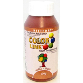 Kittfort Color Line tekutá malířská barva Hnědá 100 g