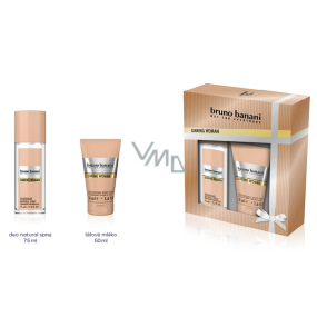 Bruno Banani Daring parfémovaný deodorant sklo pro ženy 75 ml + tělové mléko 50 ml, kosmetická sada
