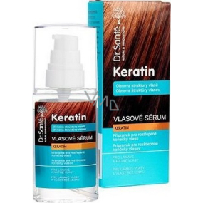 Dr. Santé Keratin Hair sérum pro křehké lámavé vlasy bez lesku 50 ml