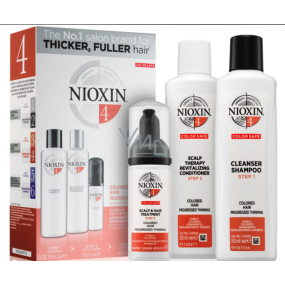 Nioxin System 4 Care 3-fázový systém pro výrazné řídnutí chemicky ošetřených vlasů 340 ml