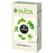 Leros Máta bylinný čaj přispívá k normální funkci dýchací soustavy i k dobrému trávení 20 x 1,5 g