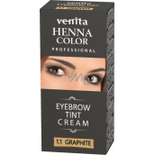 Venita Henna Profesional krémová barva na obočí 1.1 Grafitová 15 ml