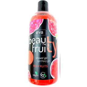 Eva Natura Beauty Fruity Red Fruits sprchový gel s vůní červeného ovoce 400 ml