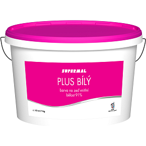 Supermal Plus bílý pro vniřtní nátěry, 15 kg