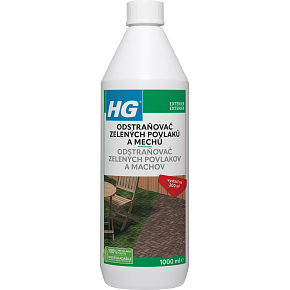 HG odstraňovač zelených povlaků a mechů koncentrát, 1 l HG odstraňovač zelených povlaků a mechů koncentrát, 1 l