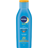 Nivea Sun OF 20 Protect & Bronze mléko na opalování podporující zhnědnutí, 200 ml