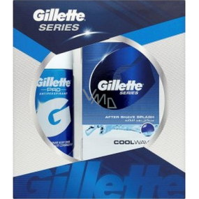 Gillette Series Cool Wave AP 150 ml + Cool Wave voda po holení 100 ml, kosmetická sada pro muže