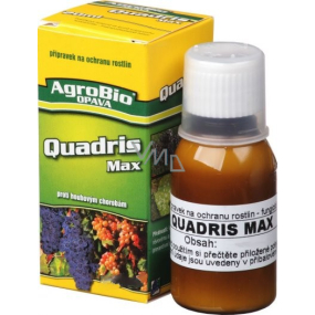 AgroBio Quadris Max přípravek proti houbovým chorobám k ochraně révy vinné proti plísni révové a padlí révovému 250 ml