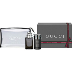Gucci by Gucci pour Homme toaletní voda 90 ml + deodorant stick 75 ml + taštička, dárková sada