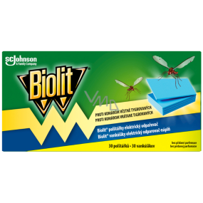Biolit Polštářky do elektrického odpuzovače komárů náplň 30 kusů