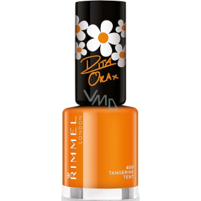 Rimmel London 60 Seconds Nail Polish by Rita Ora lak na nehty 400 Tangerine Tent 8 ml