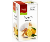 Apotheke Natur Pu-erh a citron čaj napomáhá v boji s nadváhou 20 x 1,8 g