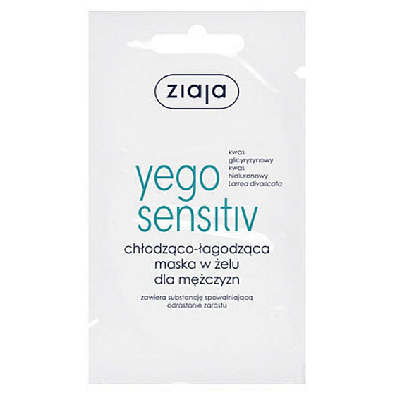Ziaja Yego Men Sensitive pleťová gelová maska 7 ml