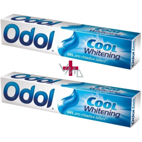 Odol Cool Whitening Gel zubní pasta s bělicím účinkem 2 x 75 ml, duopack
