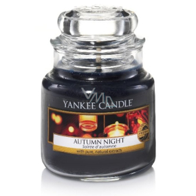 Yankee Candle Autumn Night - Podzimní noc vonná svíčka Classic malá sklo 104 g