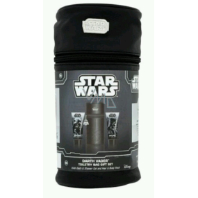 Disney Star Wars Darth Vader sprchový gel 150 ml + 2v1 vlasový a tělový gel 150 ml + kosmetická etue, kosmetická sada