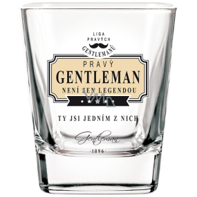 Nekupto Liga Pravých Gentlemanů Whisky sklenička Pravý Gentleman není jen legendou, ty jsi jedním z nich 200 ml