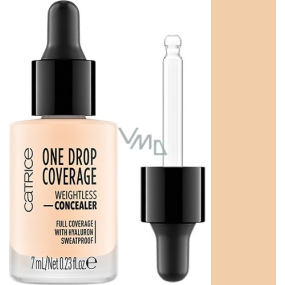 Catrice One Drop Coverage Weightless Concealer korektor 002 True Ivory 7 ml