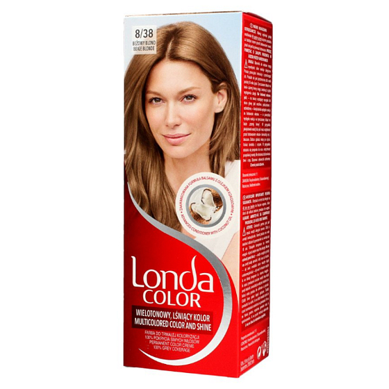 Londa Color barva na vlasy 8/38 Béžová blond
