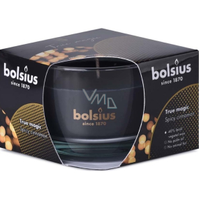 Bolsius True Magic Spicy Cinnamon vonná svíčka sklo 90 x 63 mm