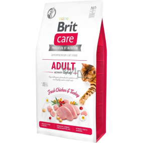 Brit Care Cat Grain-Free Adult Activity Support kompletní krmivo pro dospělé kočky žijící venku a pro kočky s vysokou úrovní aktivity 7 kg