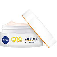 Nivea Q10 Plus C OF15 energizující denní krém proti vráskám, 50 ml