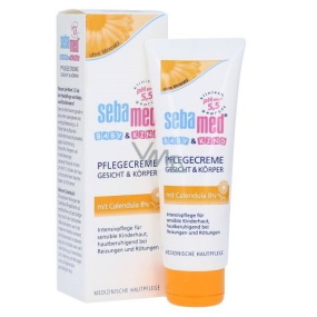 SebaMed Baby extra jemný krém s měsíčkem pro děti 75 ml