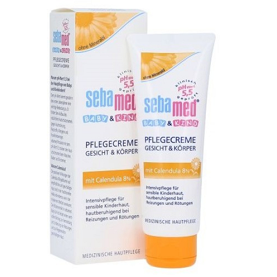 SebaMed Baby extra jemný krém s měsíčkem pro děti 75 ml