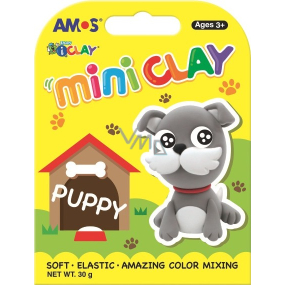 Amos I-Clay Mini Clay Modelovací schnoucí hmota Štěně 4 barvy x 7,5 g