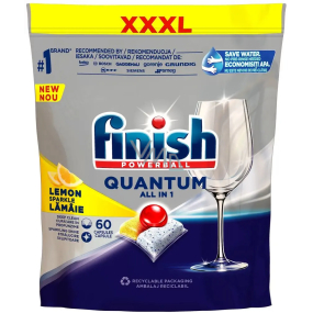 Finish All in 1 Quantum Lemon Sparkle tablety do myčky nádobí 60 kusů