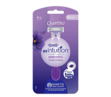Wilkinson My Intuition Quattro Smooth Violet Bloom holicí strojek pro ženy 3 kusy